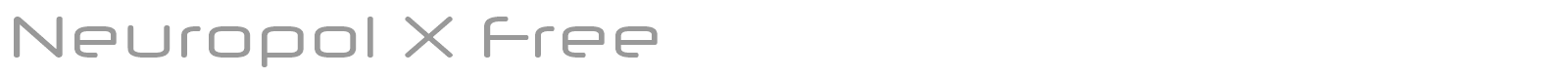 Neuropol X font preview